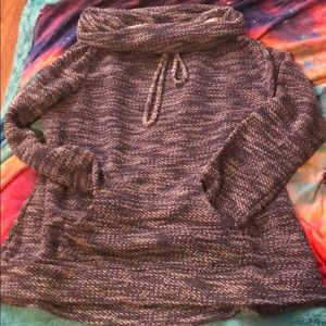 EUC Loveapella XL Navy and White Sweatshirt